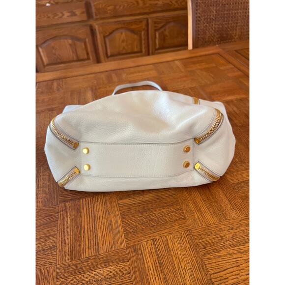 Tom Ford Sedgwick Xipper bag pebbled cream leather - Picture 4 of 12